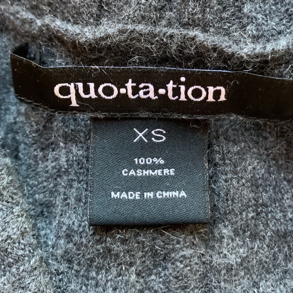 100% cashmere shawl collar sweater size XS - Picture 8 of 8